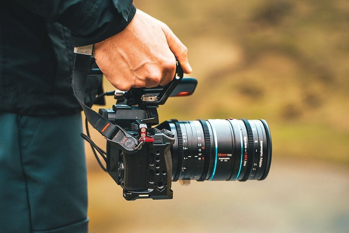 Cinematic filming and photography at an event